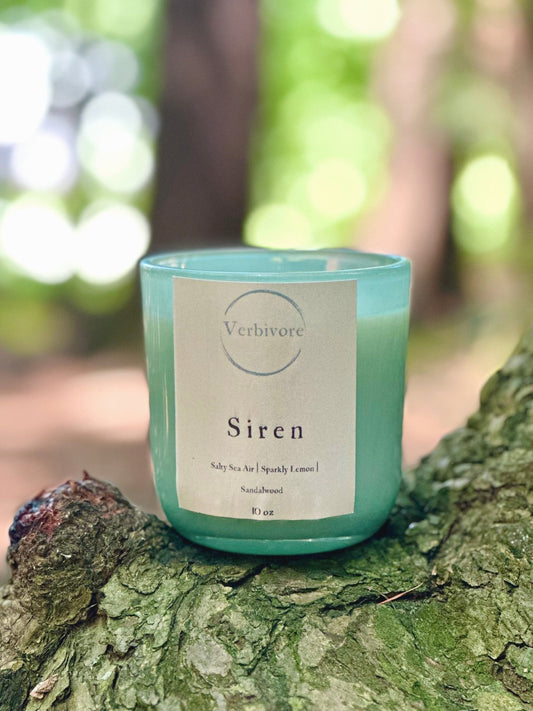 Siren | Olive & Coconut Wax Blend Candle - Verbivore Candles